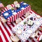 4th of July Party Supplies Set – American Flag Patriotic Theme Kit for Independence & Election Day Decorations, Disposable Plastic Tablecloth, 2PCS – Perfect 4th of July TableTop Decor